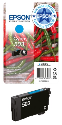 Epson C13T09R64010/503XL Ink cartridge multi pack Bk,C,M,Y high-capacity 550pg + 3x470pg Pack=4 for Epson XP-5200