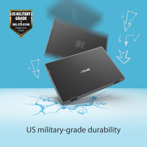 ASUS BR1100C-C41XA-3Y Intel® Celeron® N N4500 Laptop 29.5 cm (11.6") HD 4 GB DDR4-SDRAM 128 GB eMMC Wi-Fi 6 (802.11ax) Windows 11 Pro Education Grey