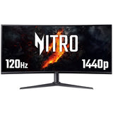 Acer NITRO XZ0 Nitro XZ340CURJ0 34" Curved WQHD 21:9 120Hz 1ms ZeroFrame FreeSync Premium Gaming Monitor