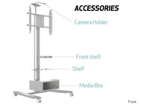 Multibrackets M Public Display Stand 180 HD Single Silver