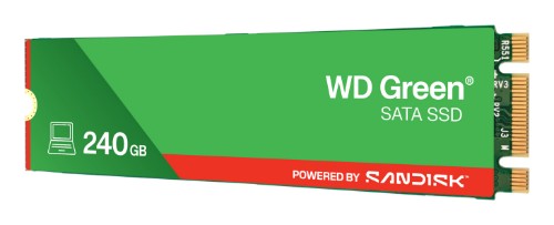 Western Digital Green WD ™ SATA SSD M.2 2280 POWERED BY SANDISK 240 GB
