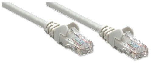 Intellinet Network Patch Cable, Cat6, 3m, Grey, CCA, U/UTP, PVC, RJ45, Gold Plated Contacts, Snagless, Booted, Lifetime Warranty