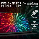 Acer PM161QT portable monitor - 15.6", Full HD (1920x1080), IPS, 60Hz, 6ms, AdaptiveSync, black