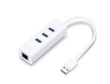 TP-Link UE330 laptop dock/port replicator Wired USB 3.2 Gen 1 (3.1 Gen 1) Type-A White