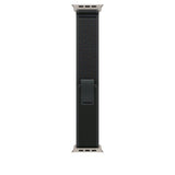 Apple 49mm Black Trail Loop - M/L - Natural Titanium Finish