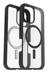 OtterBox React Series for MagSafe for Apple iPhone 16, Black Crystal