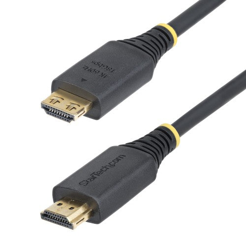 StarTech.com 30cm (1ft) High Speed HDMI Cable with Gripping Connectors, 4K 60Hz/1440p 144Hz, HDR10/HDCP 2.2/ARC, 18Gbps, UHD HDMI Cord for TV/Monitor/Display, TPE Jacket