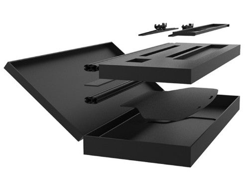 Multibrackets M Public Display Stand 180 Dual Pillar Floorbase, Flight Case