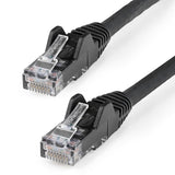 StarTech.com 3m CAT6 Ethernet Cable - LSZH (Low Smoke Zero Halogen) - 10 Gigabit 250Mhz 100W PoE RJ45 10GbE UTP Network Patch Cord Snagless with Strain Relief - Black, CAT 6, ETL Verified, 24AWG
