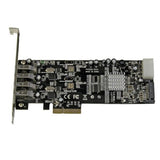 StarTech.com 4 Port PCI Express PCIe SuperSpeed (5Gbps) USB 3.0 Card Adapter w/ 2 Dedicated 5Gbps Channels - UASP - SATA / LP4 Power