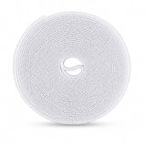 StarTech.com 4-pack 15ft (4.6m) Hook and Loop Roll, 0.5in Wide, White, Cut-to-Size Reusable Cable Ties, Fastener Tape, Adjustable Fabric Wraps, Bulk Roll