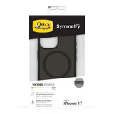 OtterBox Symmetry Clear MagSafe Series for Apple iPhone 17, Black Mist, black