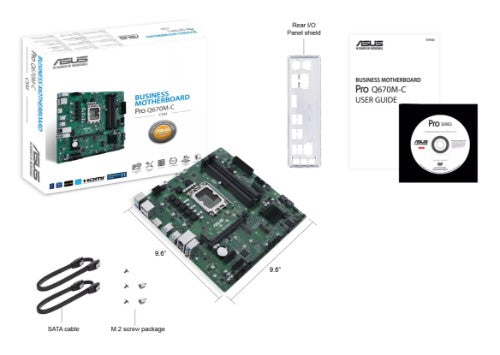 ASUS PRO Q670M-C-CSM Intel Q670 LGA 1700 micro ATX