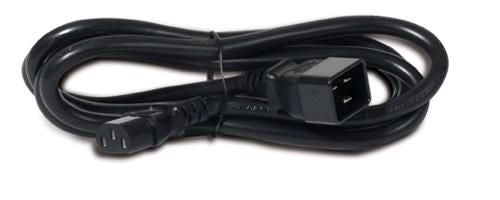 APC C13/C20 2m Black C20 coupler C13 coupler