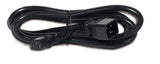 APC C13/C20 2m Black C20 coupler C13 coupler