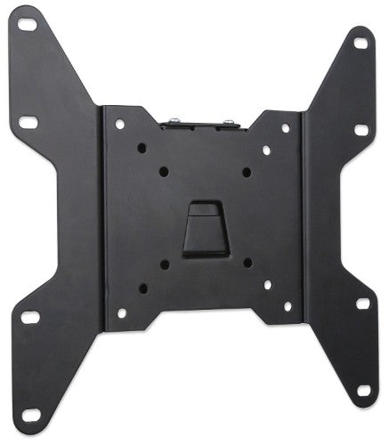Manhattan Wall Mount for TV & Monitors (Fixed), For screens 23" to 42", VESA compatibility: all between 75x75mm to 200x200mm - check the dimensions of the four mounting holes on back of screen to ensure it fits, Max 30kg, Black, Bracket