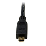 StarTech.com 3m Micro HDMI to HDMI Cable with Ethernet - 4K 30Hz Video - Durable High Speed Micro HDMI Type-D to HDMI 1.4 Adapter Cable/Converter Cord - UHD HDMI Monitors/TVs/Displays - M/M