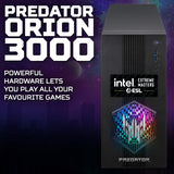 Acer Predator PO3-665 Gaming Desktop - Intel Core i5-14400F, 16GB RAM, 512GB SSD, NVIDIA GeForce RTX 5070, Windows 11, Black