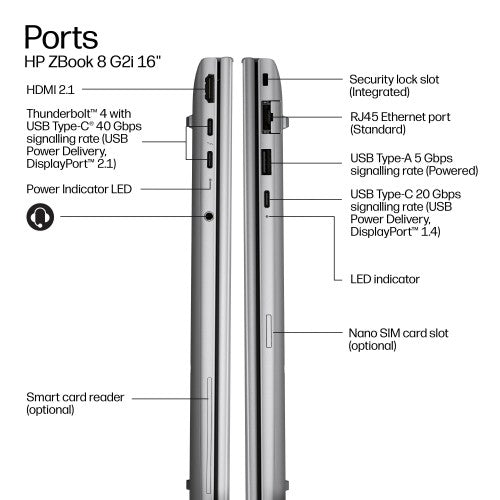 HP Z8G2I16 U9 386H 16 64GB/1T PC Copilot+ PC Intel Core Ultra 9 DDR5-SDRAM 1 TB SSD Windows 11 Pro Workstation AI Workstation, AI PC Silver