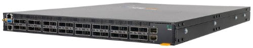 HPE Aruba Networking CX 9300-32D 32xQSFP-DD 400G 2xSFP+10G Pwr2Prt Airflow 6Fs 2AC PSU Switch Bdl