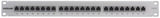 Intellinet Patch Panel, Cat6, FTP, 24-Port, 1U, Shielded, 90° Top-Entry Punch-Down Blocks, Grey
