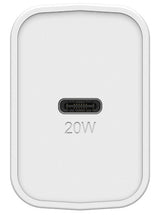 OtterBox EU Wall Charger 20W - 1X USB-C 20W USB-PD, Cloud Dust White