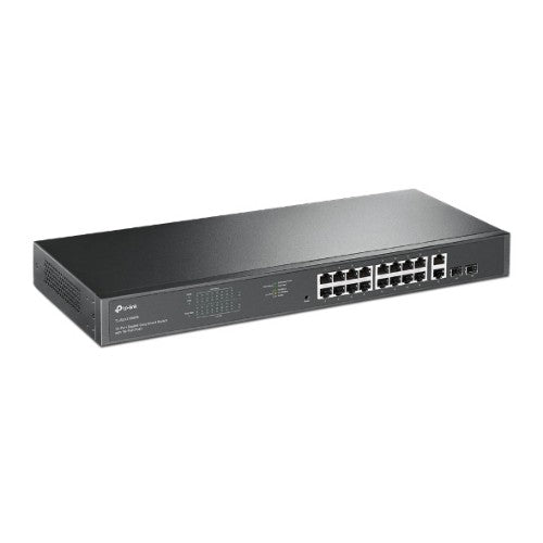 TP-Link 18-Port Gigabit Easy Smart PoE Switch with 16-Port PoE+
