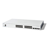 Cisco Catalyst 1300-24T-4G Managed Switch, 24 Port GE, 4x1GE SFP, Limited Lifetime Protection (C1300-24T-4G)