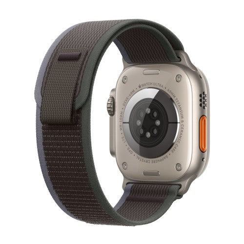 Apple Watch Ultra 2 GPS + Cellular, 49mm Titanium Case w/ Blue/Black Trail Loop - M/L