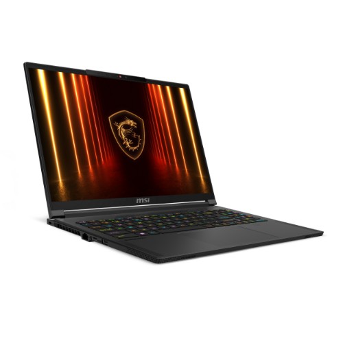 MSI Stealth A18 AI+ A3XWHG-002UK Copilot+ PC AMD Ryzen AI 9 HX 370 Laptop 45.7 cm (18") Quad HD+ 32 GB DDR5-SDRAM 2 TB SSD NVIDIA GeForce RTX 5070 Ti Wi-Fi 7 (802.11be) Windows 11 Home UK English Black