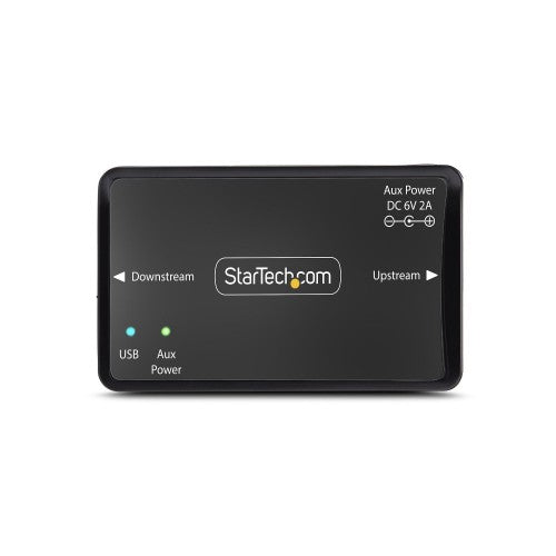 StarTech.com USB Galvanic Isolator, Up To 6KV, Electrical Noise Isolator, IP40, DIN Rail Mount, Isolated Power Filter, USB 2.0/1.1, 5V/250mA, Plug-and-Play, TAA