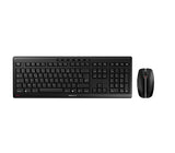 CHERRY Stream Desktop Recharge keyboard Mouse included Universal RF Wireless AZERTY French Black