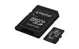 Kingston Technology 256GB microSDXC Canvas Select Plus Gen3 150MB/s A1 Card + Adapter