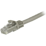 StarTech.com 1.5m CAT6 Ethernet Cable - Grey CAT 6 Gigabit Ethernet Wire -250MHz 100W PoE RJ45 UTP Network/Patch Cord Snagless w/Strain Relief Individually Tested