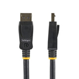 StarTech.com 2m (6.6ft) VESA Certified DisplayPort Cable - 10 Pack - DisplayPort 1.2 Cord with Latches, 4K 60Hz UHD, DP to DP Cable for Monitor, Latching DP Connectors