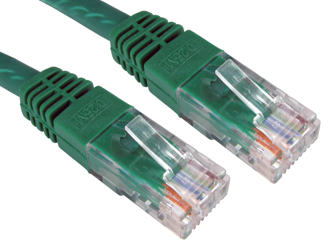 Cables Direct UTP Cat6 15m networking cable Green U/UTP (UTP)  - Computer Cables - Cables Direct