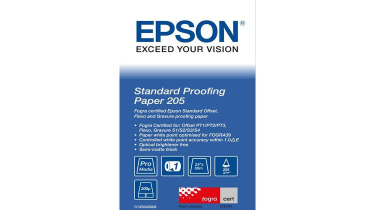 Epson Standard Proofing Paper, 24" x 50m, 205g/m²  - Printers & Scanners - Epson