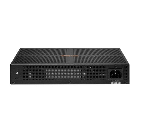 HPE Aruba Networking 6100 12G Class4 PoE 2G/2SFP+ 139W Managed L3 Gigabit Ethernet (10/100/1000) Power over Ethernet (PoE) 1U Black