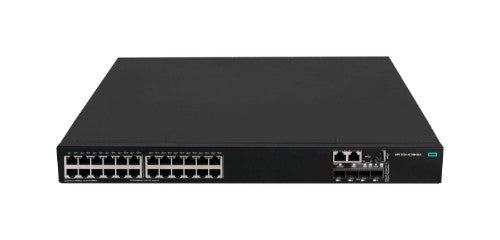 HPE Networking Comware Switch 24p 10/100/1000BASE-T 4p SFP+ 1G/10G 1-slot 2xFan 2xPSU TAA 5520HI