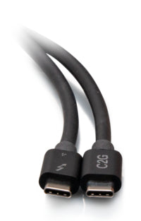 C2G 2.5ft (0.8m) Thunderbolt™ 4 USB-C® Cable (40Gbps)
