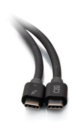 C2G 2.5ft (0.8m) Thunderbolt™ 4 USB-C® Cable (40Gbps)