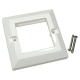 Cables Direct Dual Port Faceplate White