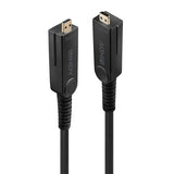 Lindy 40m Fibre Optic Hybrid Micro-HDMI 18G Cable with Detachable HDMI and DVI Connectors