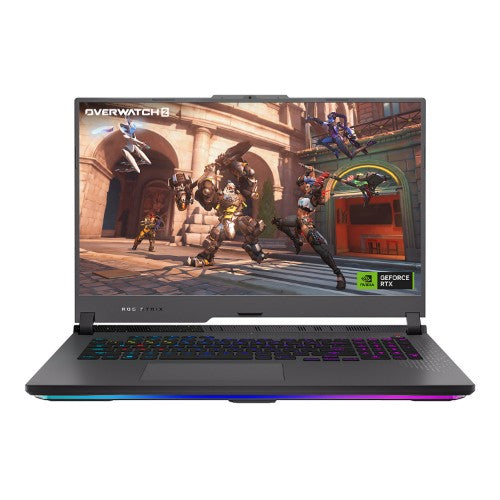 ASUS ROG Strix G17 G713PV-HX048W AMD Ryzen™ 9 7845HX Laptop 43.9 cm (17.3") Full HD 16 GB DDR5-SDRAM 1 TB SSD NVIDIA GeForce RTX 4060 Wi-Fi 6E (802.11ax) Windows 11 Home Black, Grey