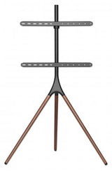Manhattan Tripod Floor Mount for TV & Monitors, Stand Assembly, For screens: 37" to 65", VESA compatibility: all between 200x200 to 600x400mm - check the dimensions of the four mounting holes on back of screen to ensure it fits, Max 32kg, Black, LFD, Brac