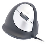 R-Go Tools Ergonomic mouse R-Go HE Break with break software, large (hand size &ge; 185 mm), right-handed, Wired, black