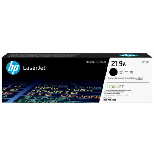 HP W2190A/219A Toner cartridge black, 1.3K pages ISO/IEC 19798 for HP CLJ Pro 3202/e
