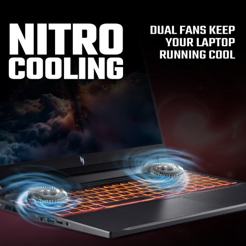 Acer Nitro V 16 AI V16 AI (ANV16-42) gaming laptop - AMD Ryzen 7 260, NVIDIA RTX 5050, 16" 180Hz WUXGA (1920x1200), 16GB DDR5, 512GB SSD