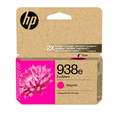 HP 4S6Y0PE/938E Printhead cartridge magenta Evomore, 1.65K pages ISO/IEC 19752 for HP OJ Pro 9100/e