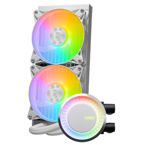 MSI MAG Coreliquid E240 WHITE Motherboard, Processor Liquid cooling kit 12 cm